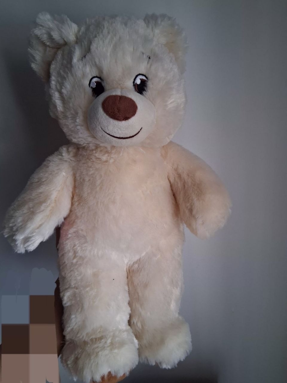 Plush Cream Teddy Bear Soft Stuffed Toy for Kids